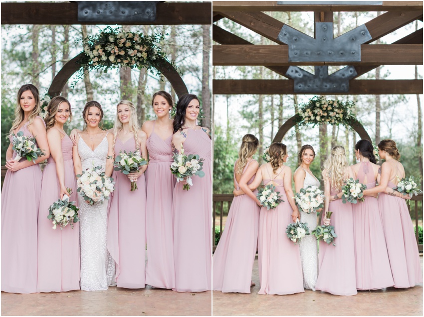 the springs bride and bridesmaids