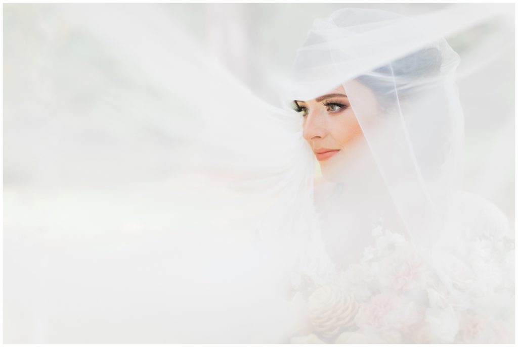 bride with veil, stress free bride