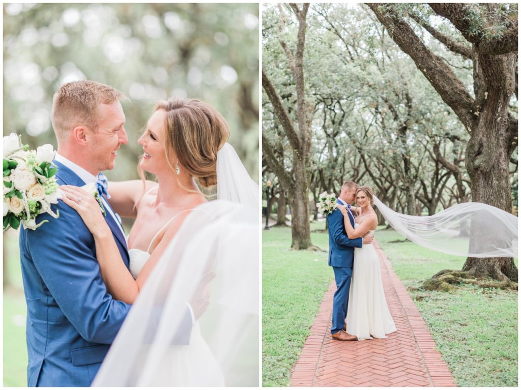 Elopement in Houston - bride and groom portraits