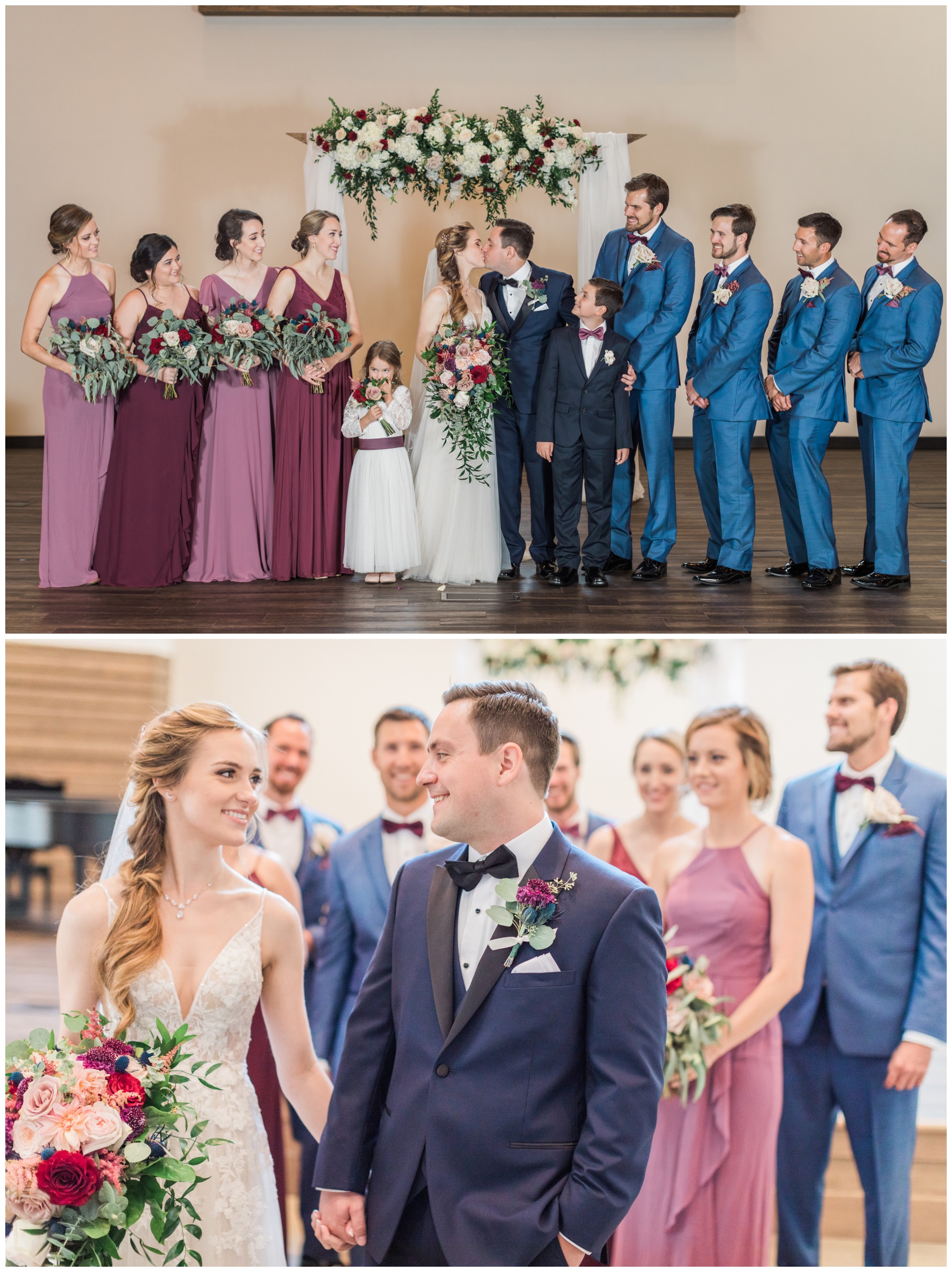 bridal party pictures from Houston wedding