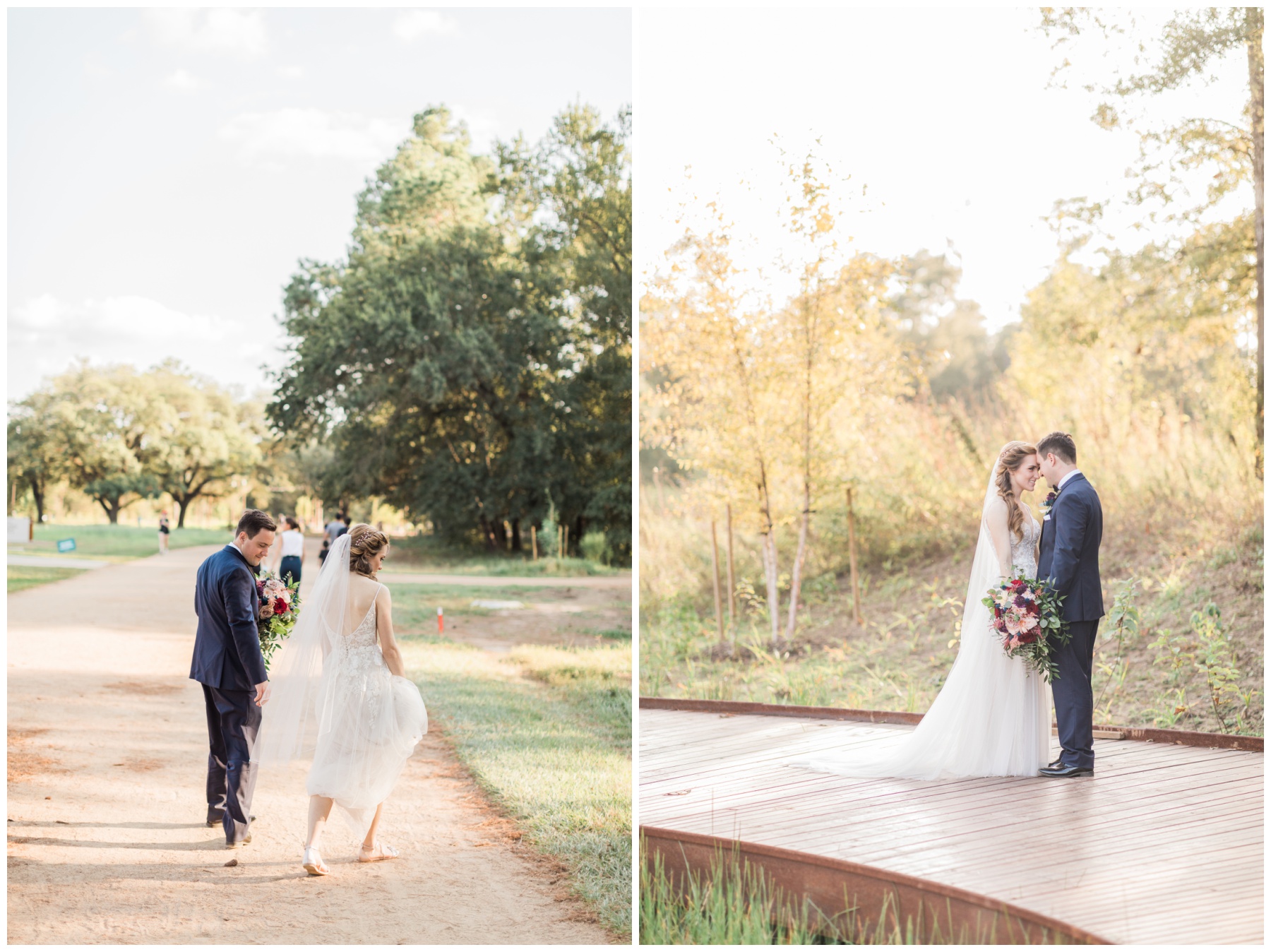 Bride and groom portraits in Houston, Texas