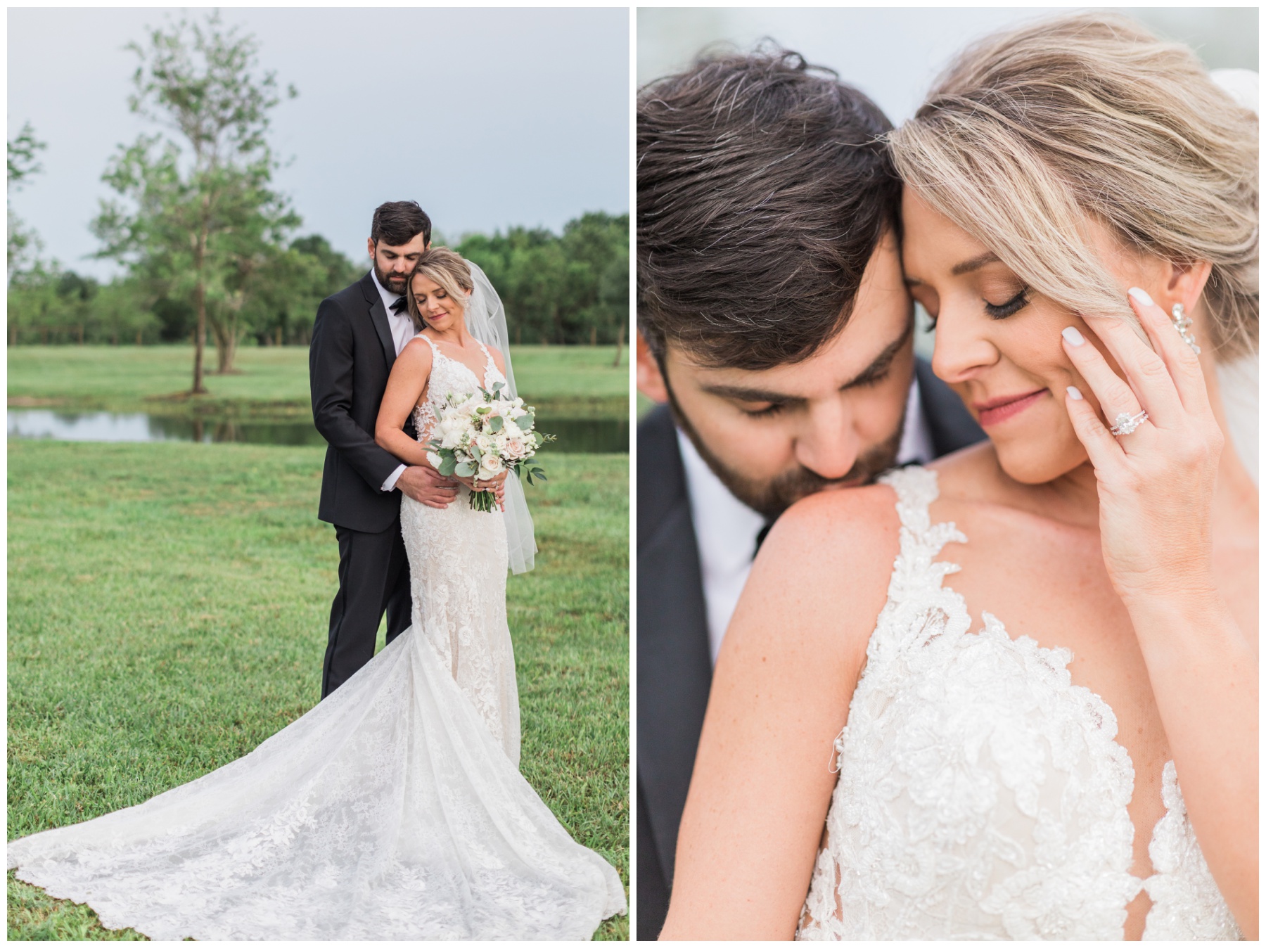 bride and groom portraits at The Barn At Willowynn