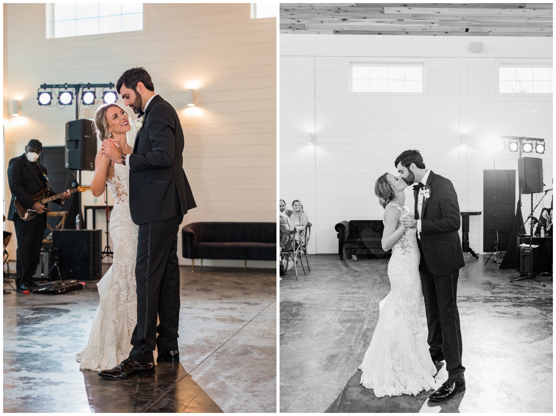 first dance at romantic spring wedding