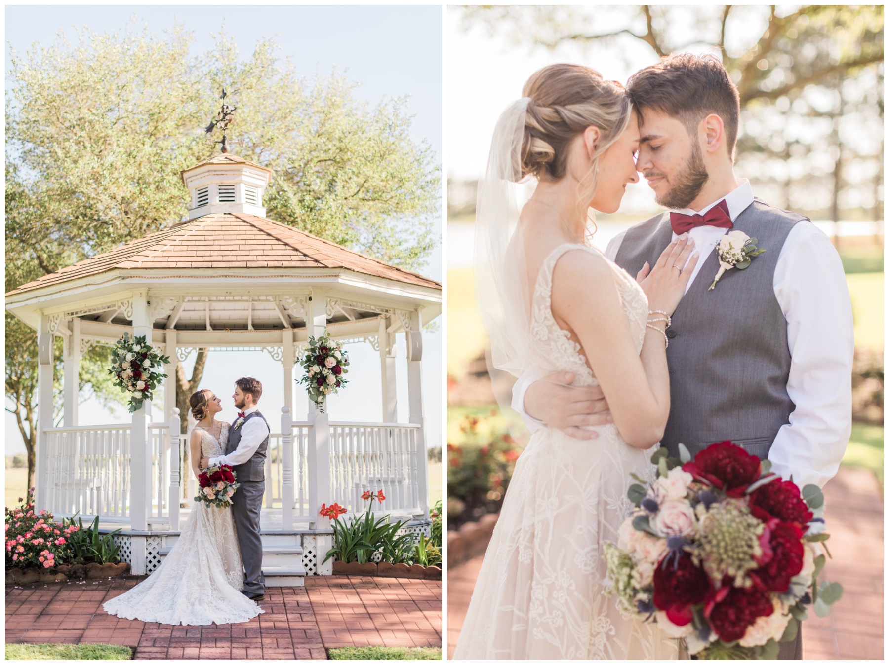 Bride and groom portraits at House Estate in Houston, Texas