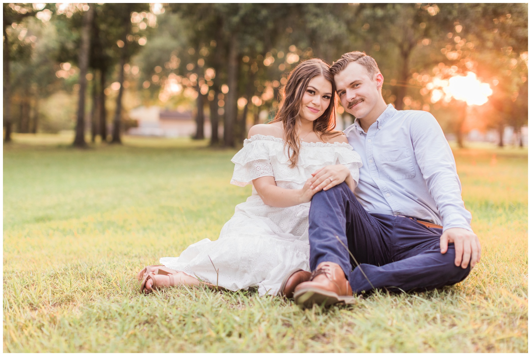 Sunset Engagement Session in Houston