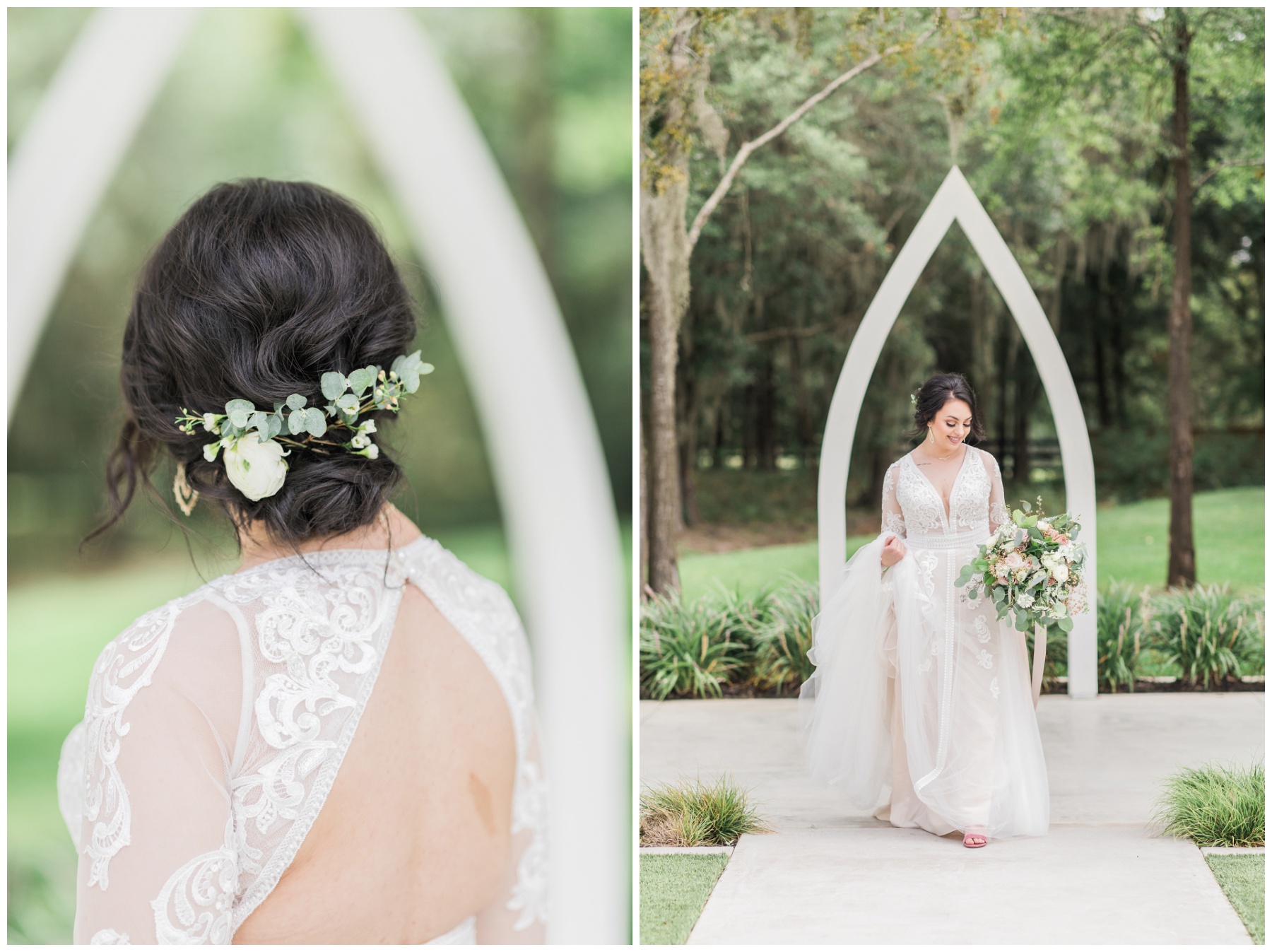 bridal session at The Springs in Wallisville