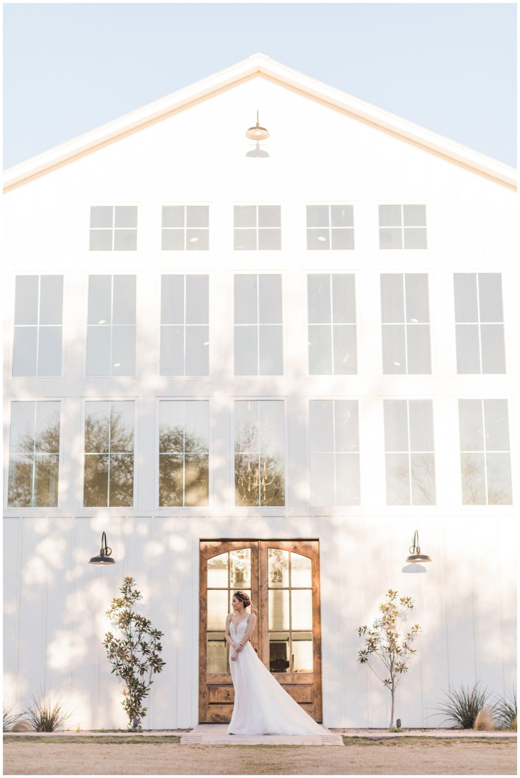 White barn wedding at The Old Bethany Venue