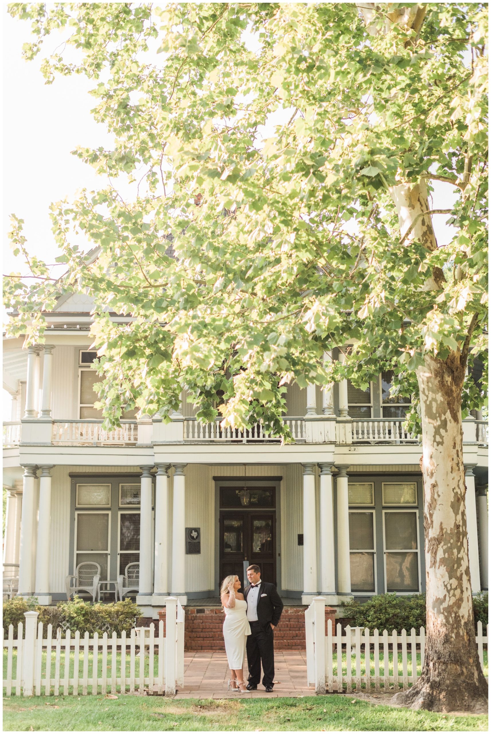Engagement session at Kirby Hill House