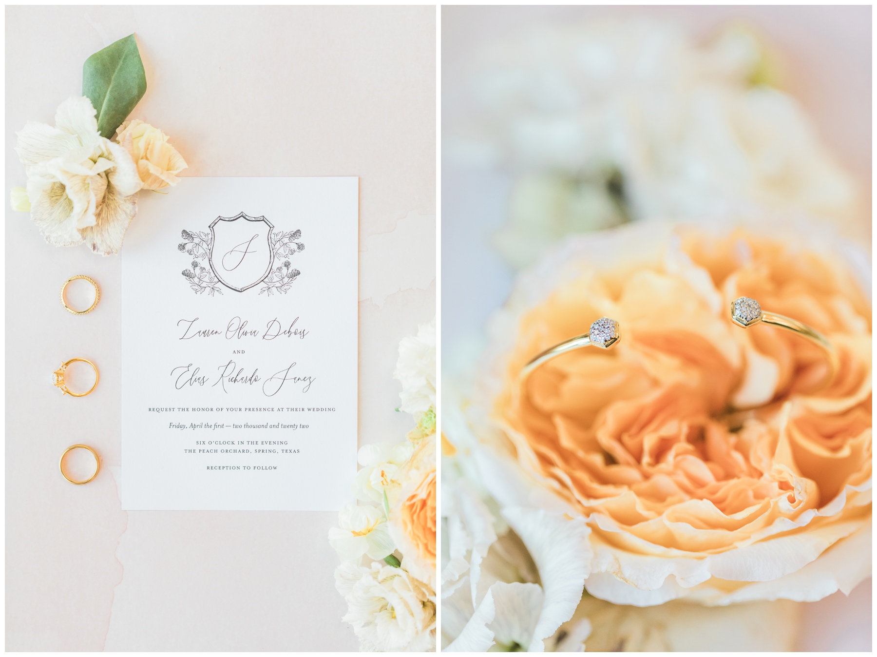 Peach and blush spring wedding at The Peach Orchard