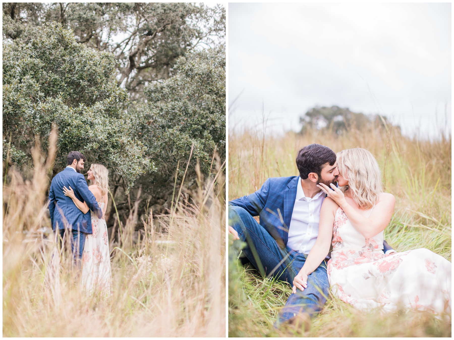 Outdoor engagement session locations in Houston