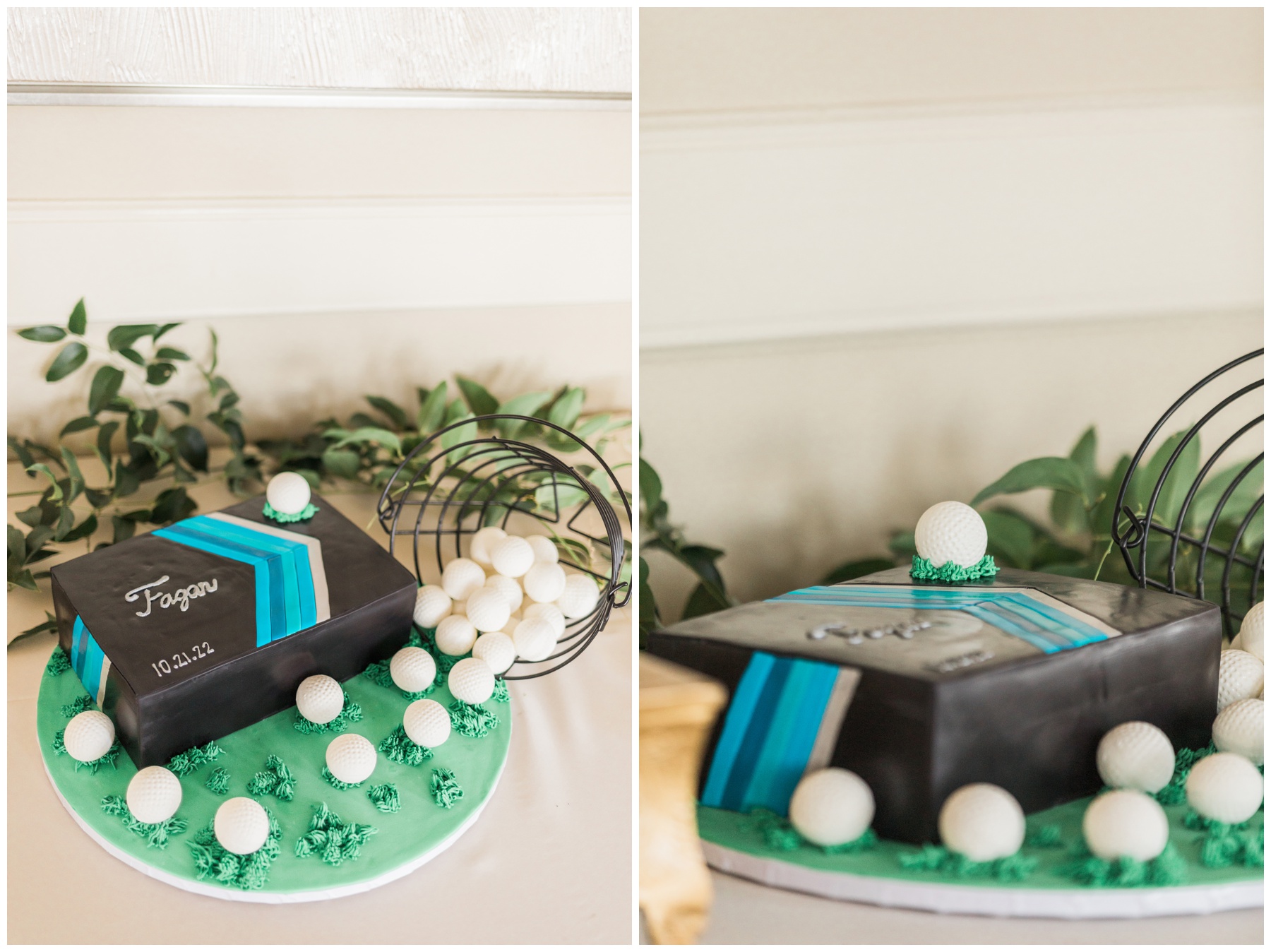 Golf wedding cake by The Couture Cake