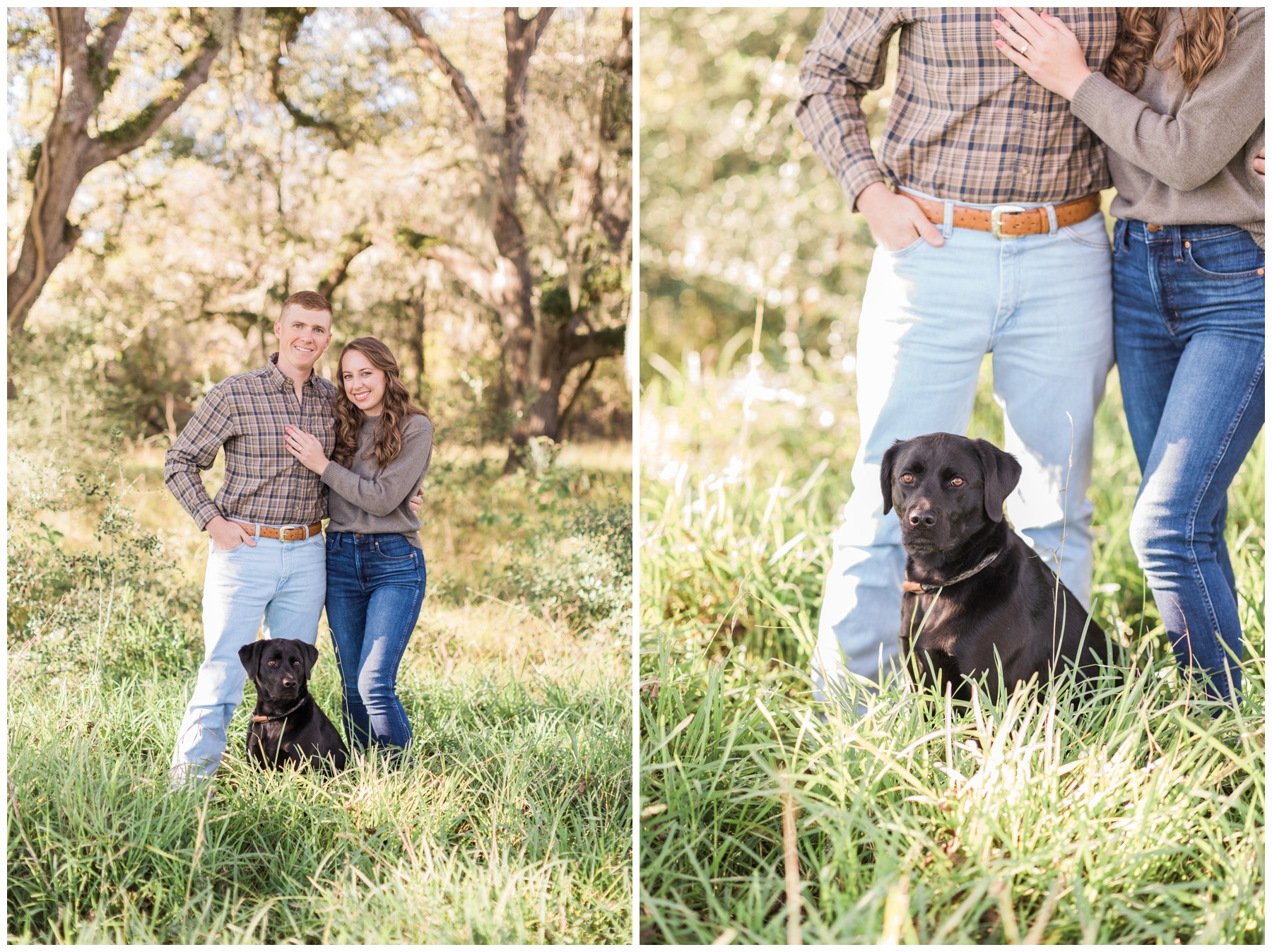 Engagement session at Brazos Bend State Park