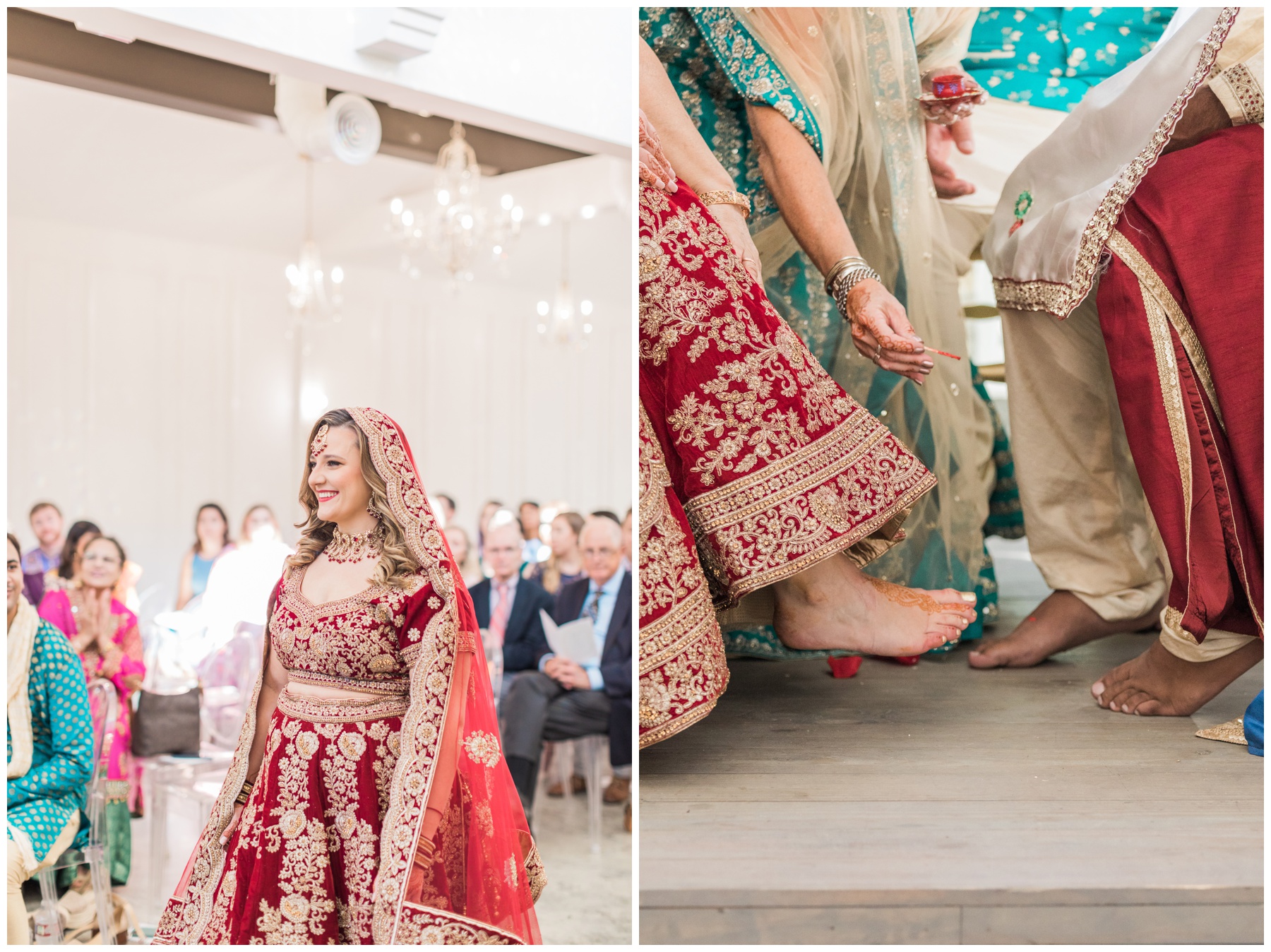 Traditional Indian wedding ceremony at The Peach Orchard