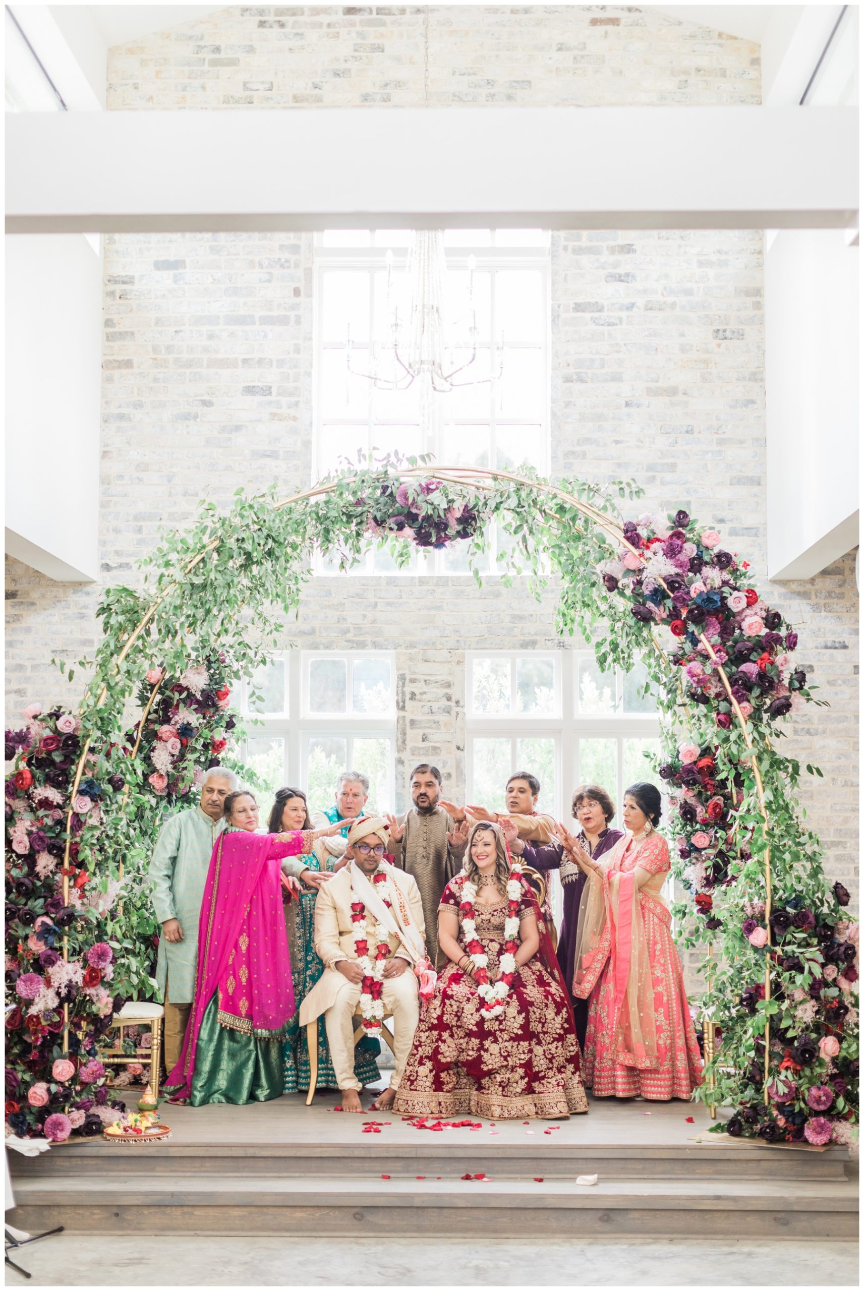 Traditional Indian wedding ceremony at The Peach Orchard