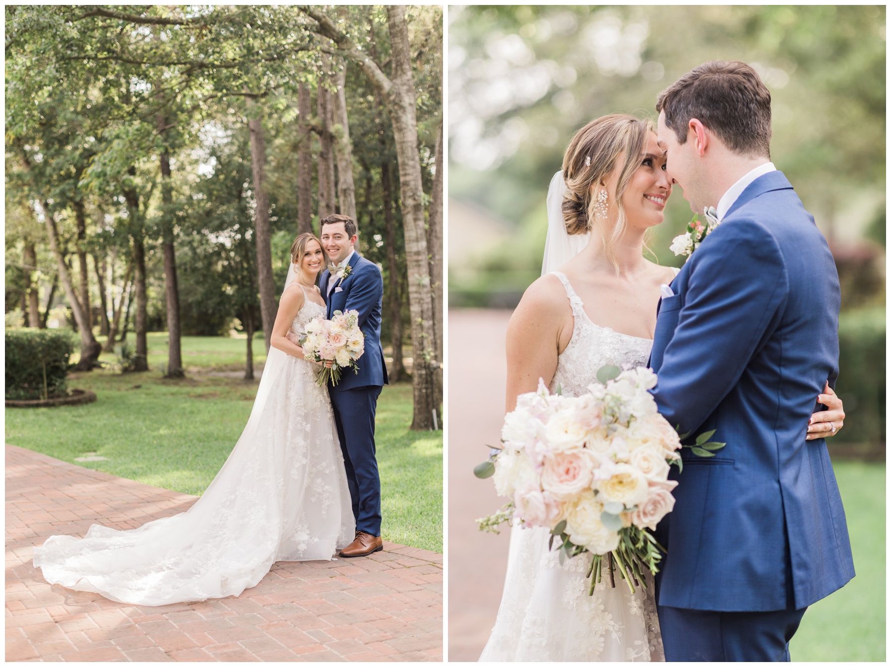 Bridal portraits at The Springs in Cypress