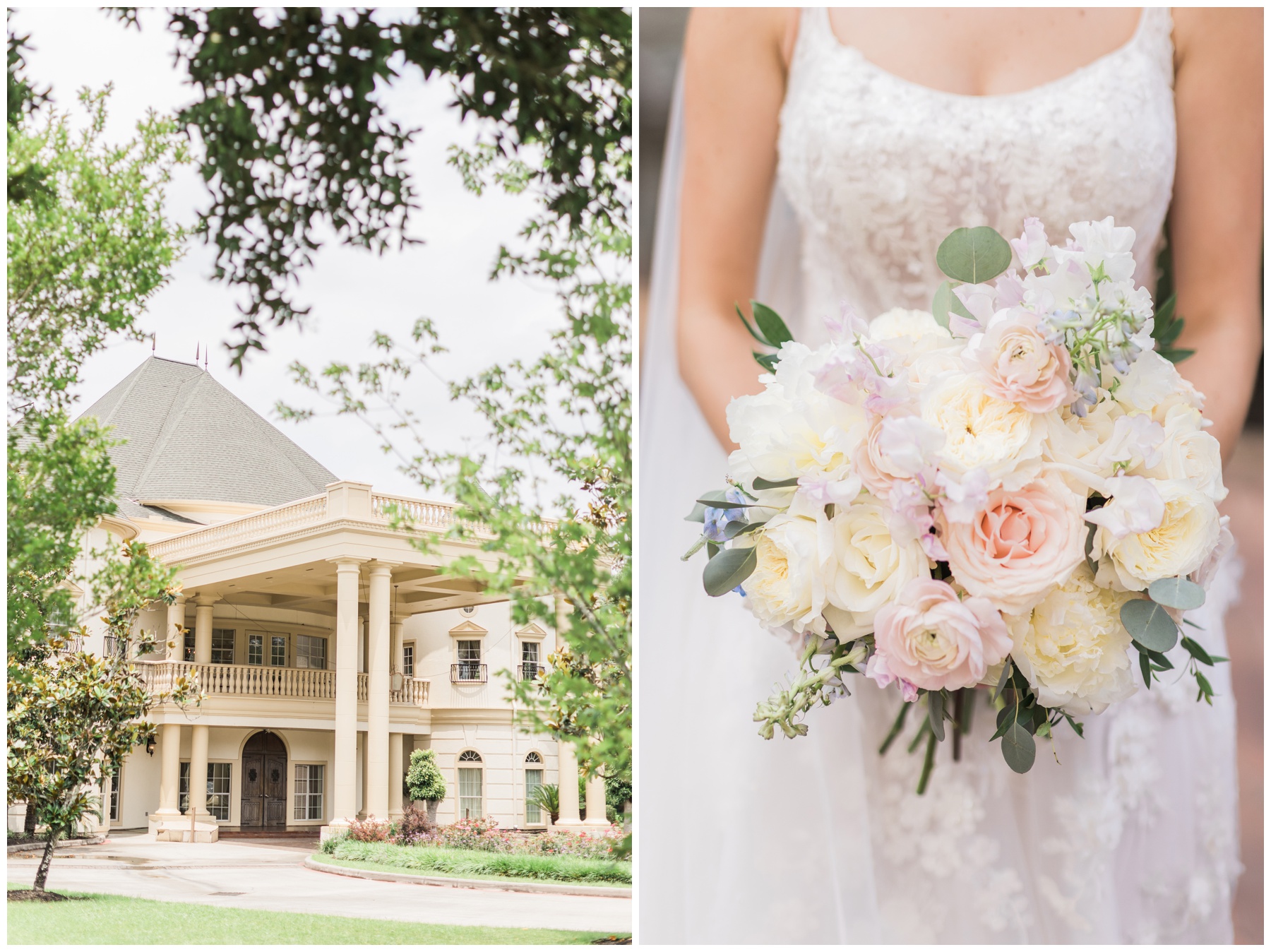 Spring wedding at The Springs in Cypress